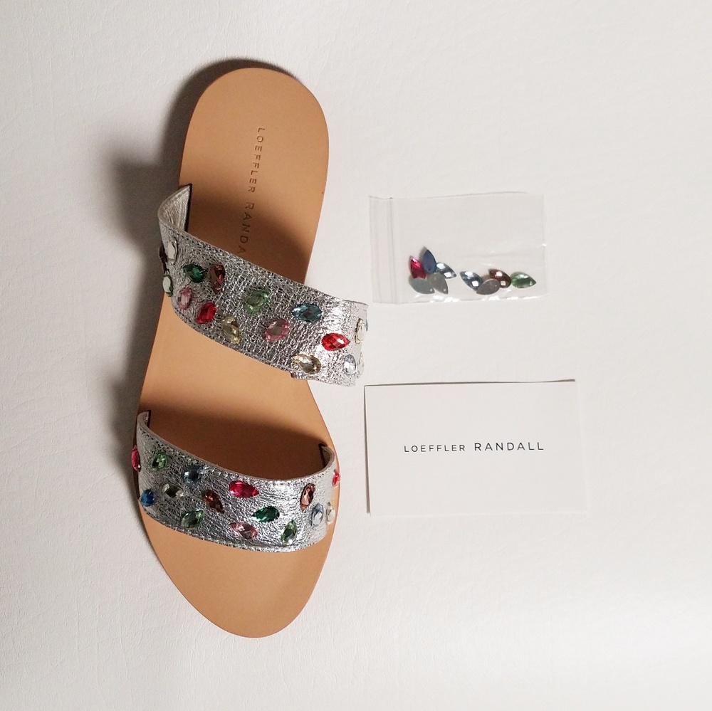 Loeffler Randall Slides Sandals Size 7 - Picture 1 of 8